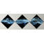 «Blue Smoke in Black», reproduction d'impression sur toile