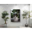 Toile de jardin japonais zen, entrée de temple tranquille - jardin de roche minimaliste, chemin serein pour l'espace de méditation, décoration intérieure asiatique-2084109861