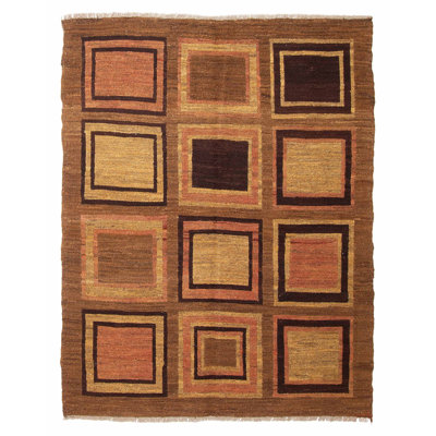 Natural Brown Tapestry Kilim 2'11" x 4'11"