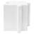 White 3 Modular Side Tables With Interlocking Design, 200lb Capacity For Indoor And Outdoor Display Areas Functionality