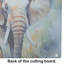 Elephant Glass Cutting Board Large