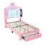 Upholstered Single (3') Velvet Bed-383843855