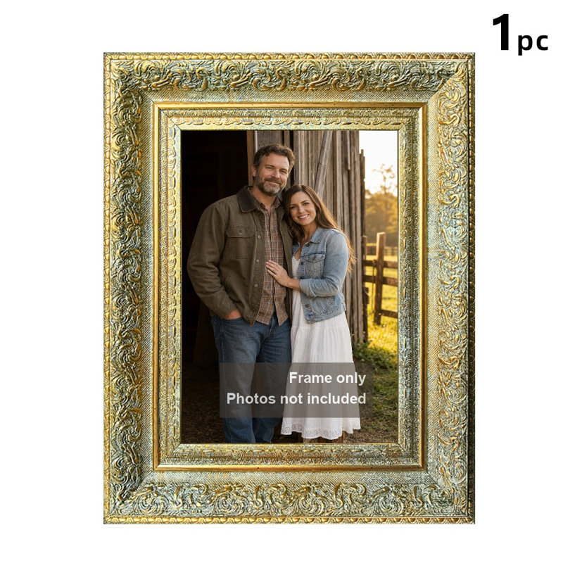 Cadre photo, Or antique, 1, L 8 po x H 10 po