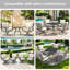 Swivel Outdoor Patio Dining Armchair