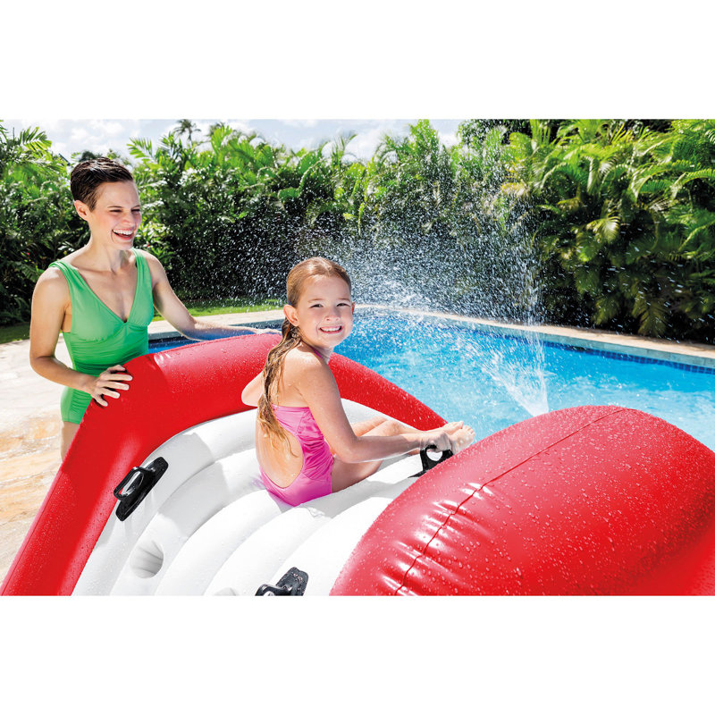 Intex Kool Splash Inflatable Pool Water Slide with Play Center