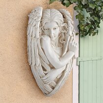 Cherub Wall Plaque Fragment Piece Charming Angel 