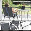 Ensemble de 4 chaises de patio pliantes portatives
