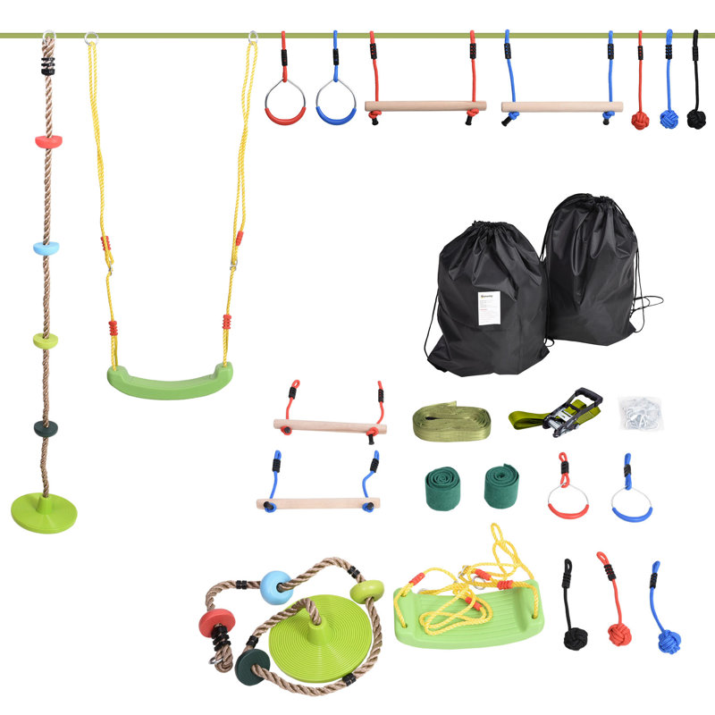 Freeport Park Evangelista Plastic Zipline