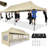 30 Ft. W x 10 Ft. D Metal Pop-up Canopy for Parties -98600869