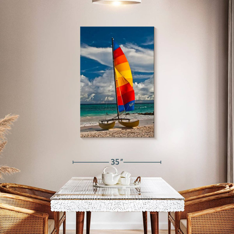 Mehar Catamaran At Barbados, H 45 po x l 30 po