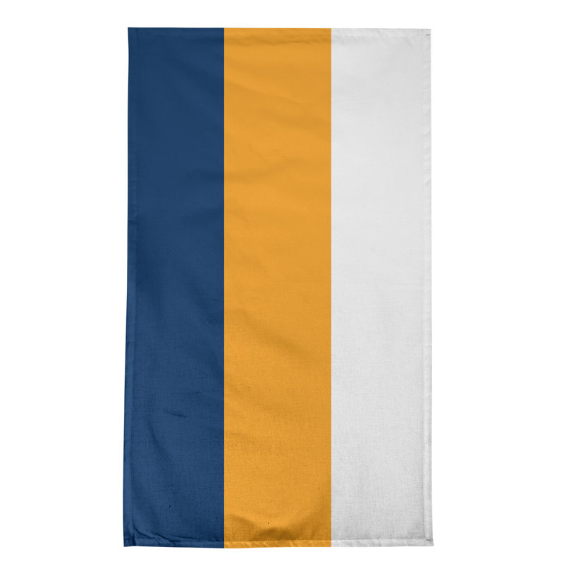 Stripe Tea Towel Kitchen Towel, Cotton Blend, Navy/Gold/White Utah Basketball