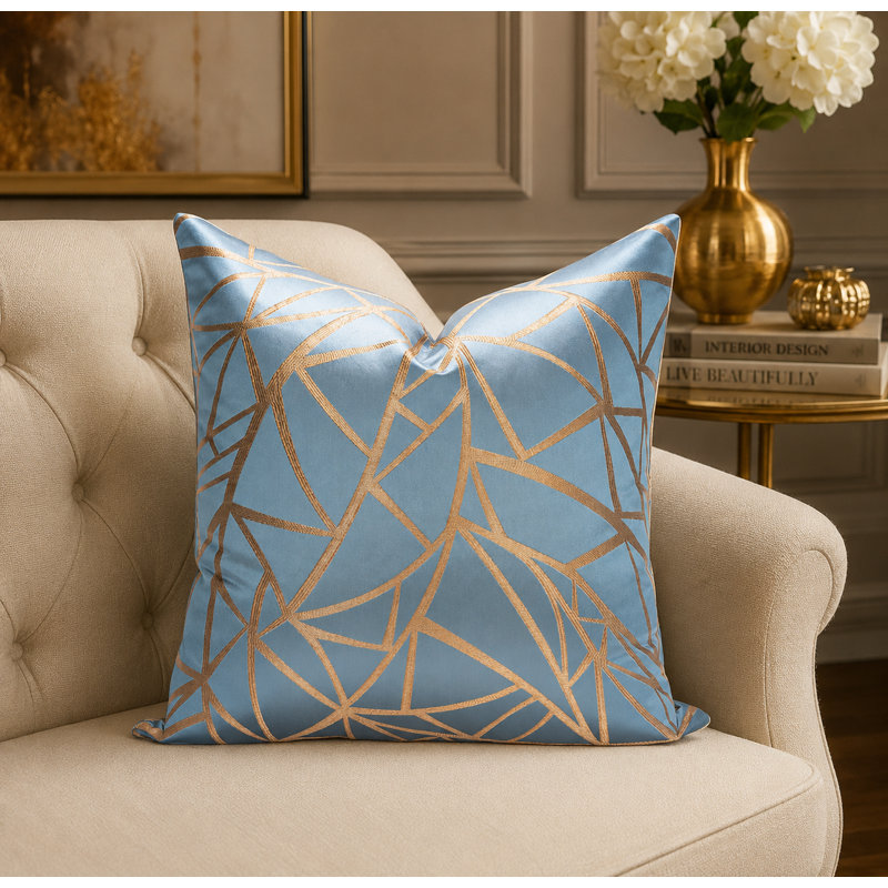 Housse de coussin Colourfull Comfort - bleu, Bleu
