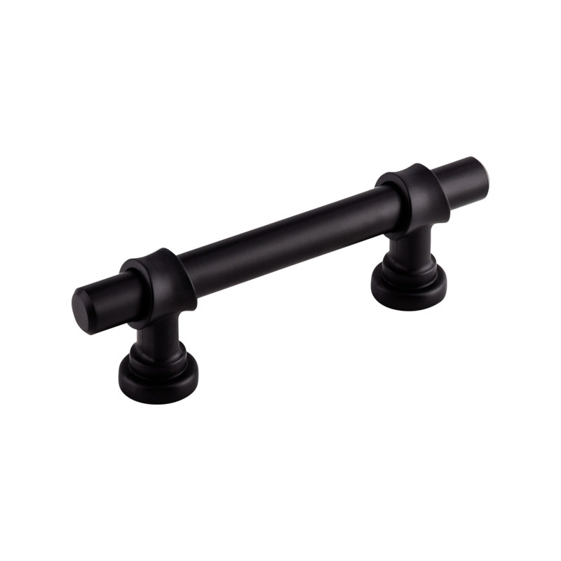 Bit 3" Center to Center Bar Pull, Flat Black, 3" Center to Center