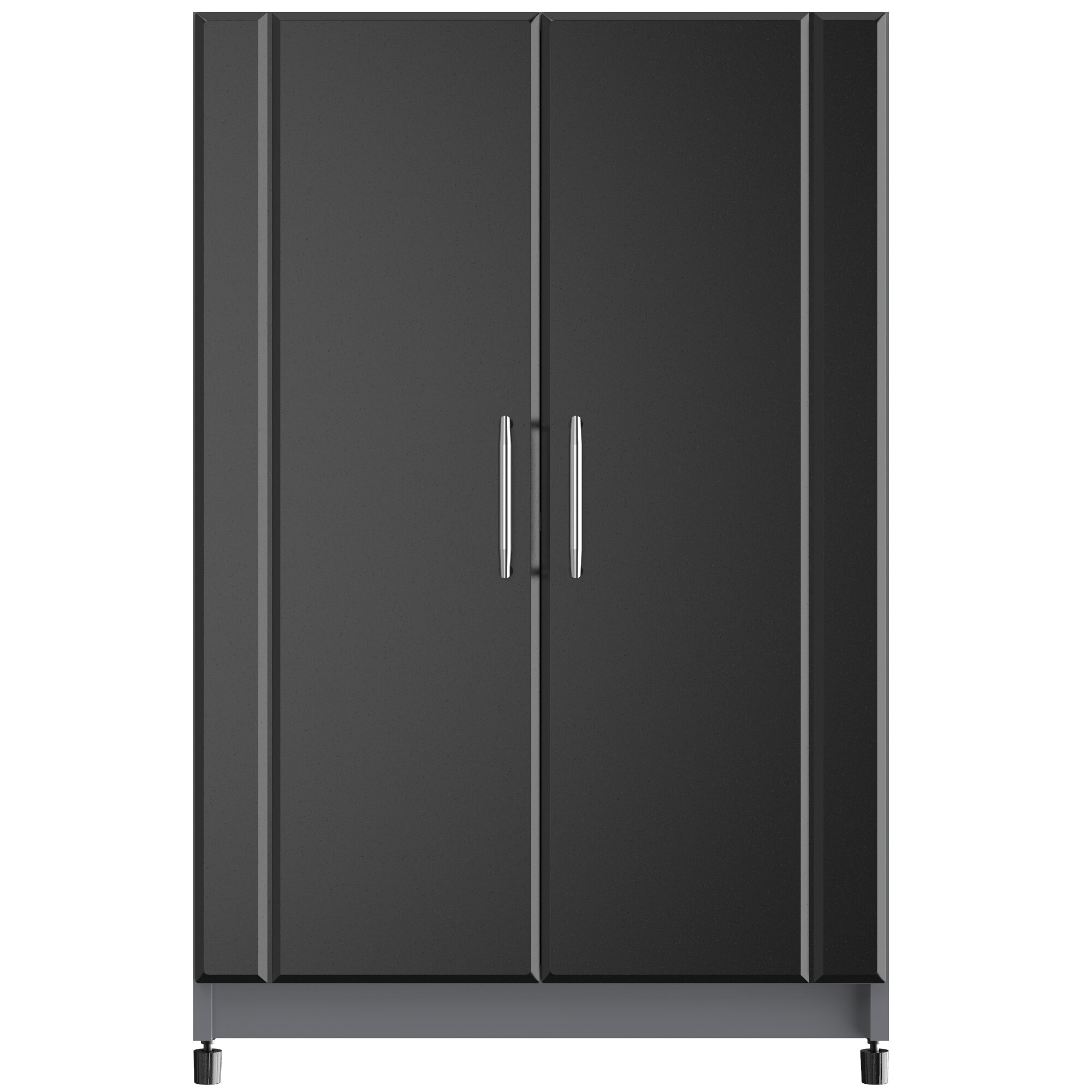 Rubbermaid Plastic Freestanding Garage Cabinet in Gray (36-in W x 37-in H x  18-in D) in the Garage Cabinets department at