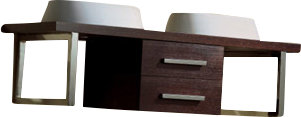 Brio 47.2'' Double Bathroom Vanity Top
