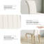 Ensemble repas avec plateau en faux marbre et chaises rembourrées-286861353-286861356