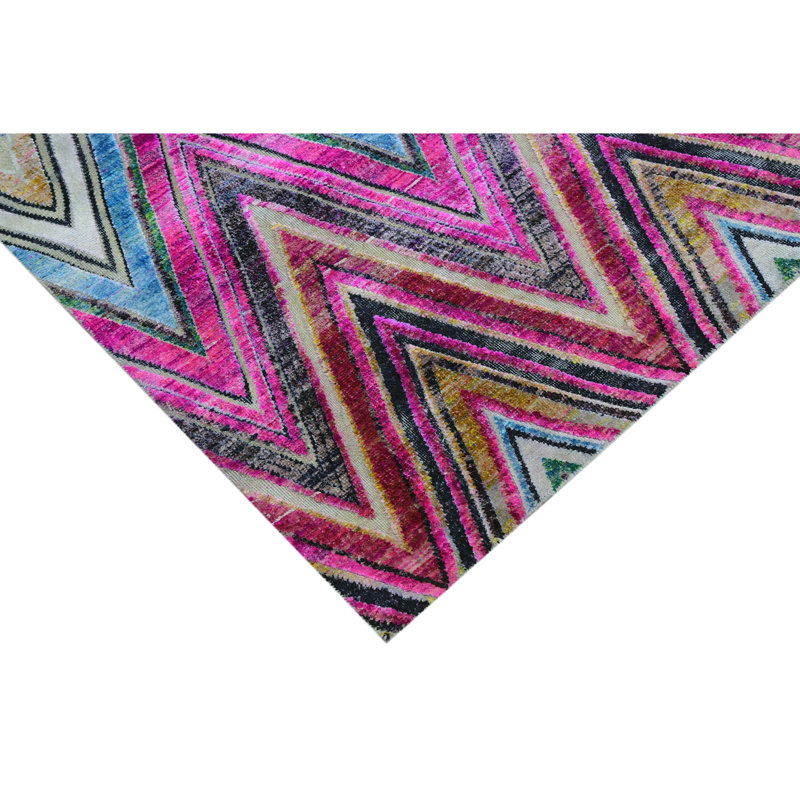 Chevron Area Rug, Rectangle 10' x 14'