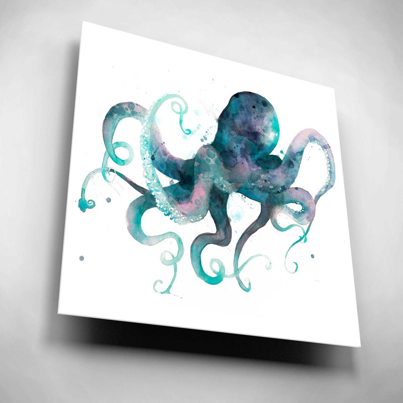 Tentacules II - peinture sans cadre, H 12 po x l 12 po x P 0,13 po