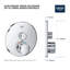 GROHE Grohtherm SmartControl Shower Thermostatic Valve Trim Kit-73198769