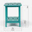Deerfiled Rectangular Outdoor Side Table , 35.5cm cm W 45.5cm cm D-370771676