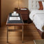 Banc rembourré noir-2078251912