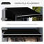 Auvent de patio 8 pi x 7 pi - soleil noir rétractable manuellement. S'ajuste facilement pour minimiser la lumière du soleil et la chaleur, compatible avec différentes surfaces, cadre en aluminium et en acier