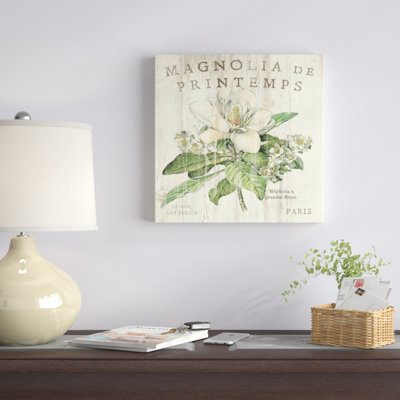 « magnolia de printemps », impression sur toile