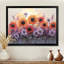 Lavande et coucher de soleil aux couleurs du champ de tournesols II - tournesols, reproduction sur toile-660037943-704526980-660037928