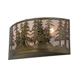 Rustic Lodge 2 - Light Flush Mounted Sconce
