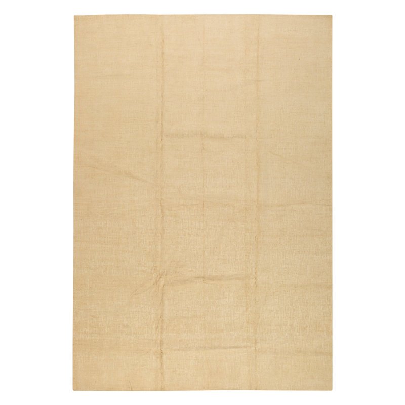 Hand Knotted Area Rug in Ivory