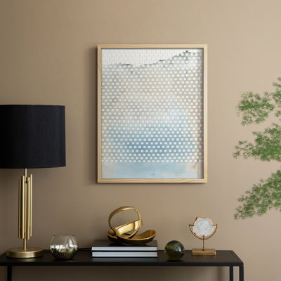 Sierra Weave I, reproduction encadrée - bois massif