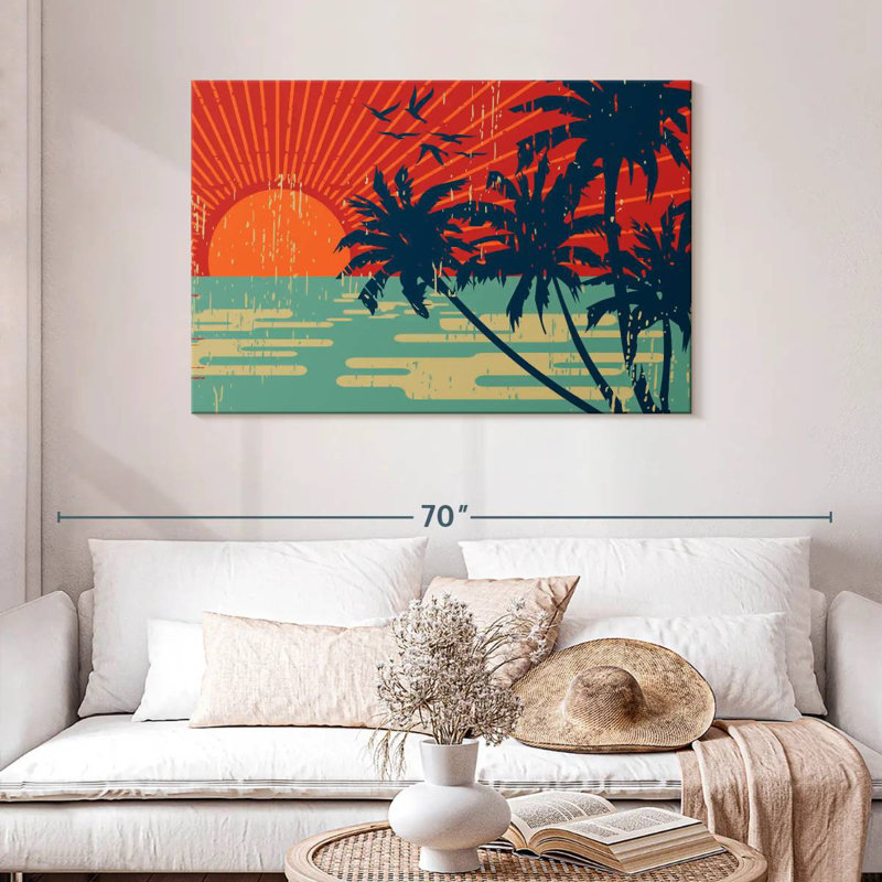 Gillard Hawaiian Postcard, 30" H x 45" W