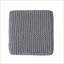 Repose-pieds avec repose-pieds | Coton fabriqué à la main gris clair | 17 x 17 x 17 pour repose-pieds, sièges supplémentaires | Gris clair | Coton
