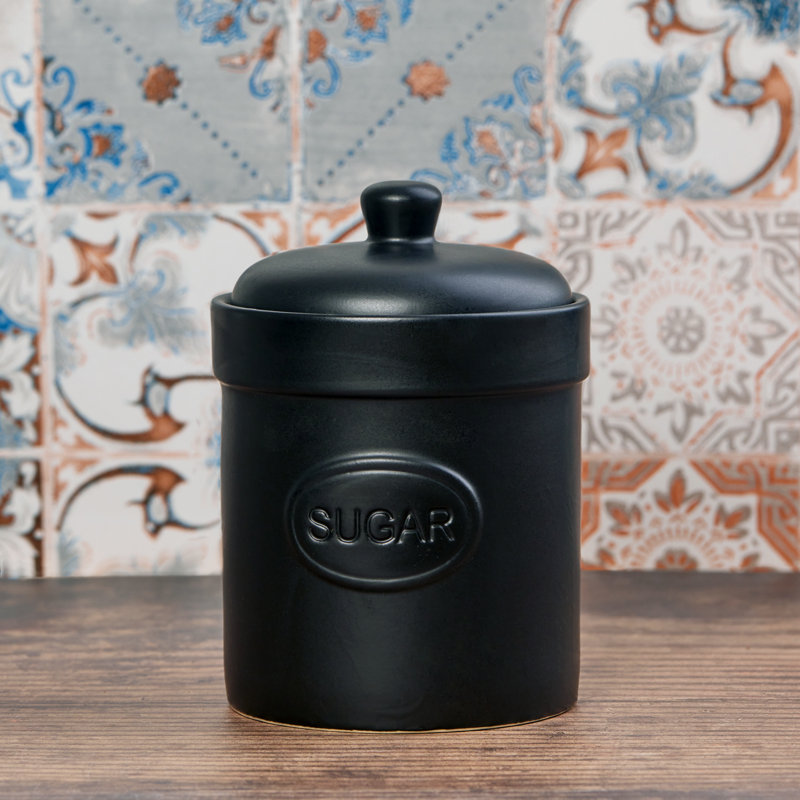 Sugar Canister, Black