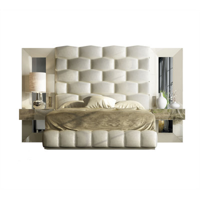 London BEDOR34 Bedroom Set 5 Pieces by Hispania Home