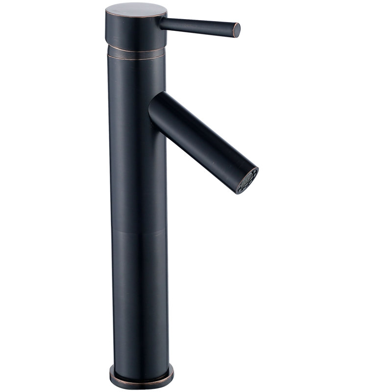 Euro Collection Single-Handle Deck-Mount Tall Vessel Lavatory Bathroom Sink Faucet - Oil Rubbed Bronze, Oil Rubbed Bronze