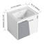 Ensemble de meuble-lavabo simple 18,5 po Pavelina