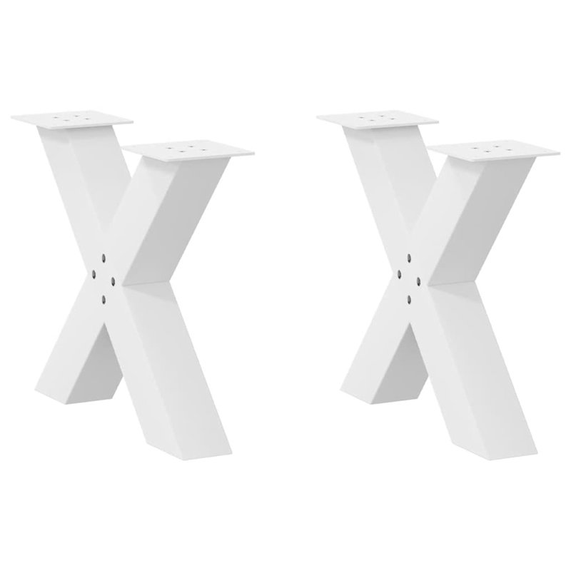 Holldorff Table Leg, Black, 43cm H x 28cm W x 8cm D