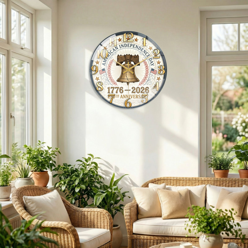 "American Independence USA 250th Anniversary Merchandise", 40 x 40 cm (15,7 x 15,7 pouces)