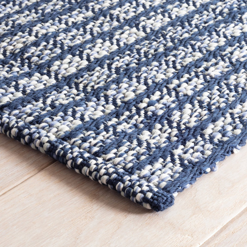 Tapis intérieur / extérieur bleu Coco, Rectangle 5 pi x 8 pi