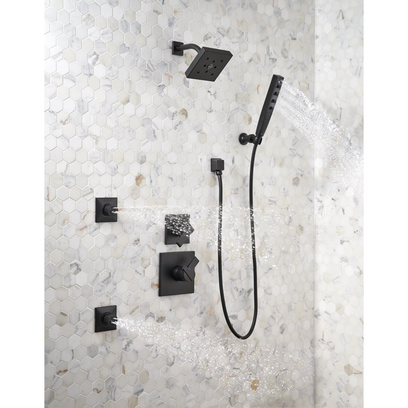 Robinet de douche Universal Showering Components, Noir mat