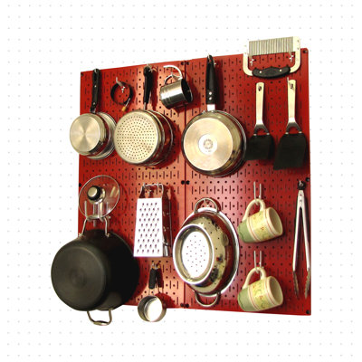 Metal Rectangle Wall Mounted Pot Rack