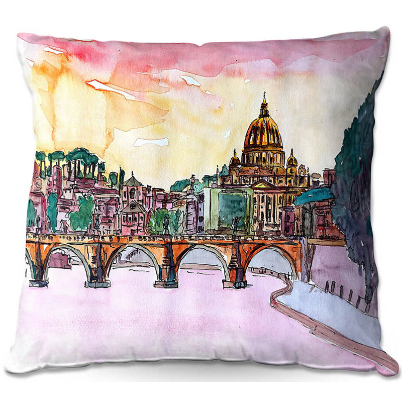  Couchette, housse de coussin et insert carré, place Saint-Pierre II, 16 po x 1 po