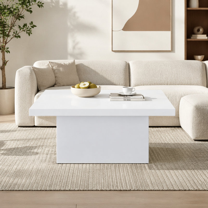 Ensemble de tables basses 3 pièces Eldridge, Blanc