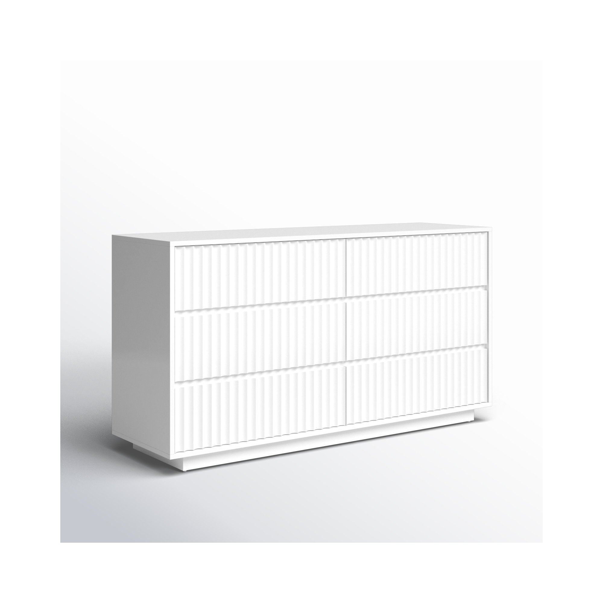 Paloma 6 - Drawer Dresser, White