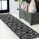 Mashawna Blocks Modern Geometric Black/White Rug