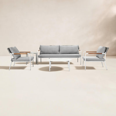 Dean 5 - Person Patio Conversation Set with Cushions