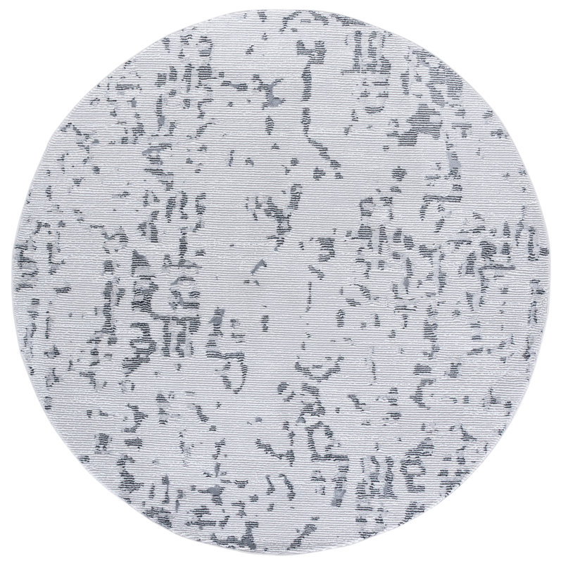 Slate Performance Abstract Rug, Rectangle 5'3" x 7'6"