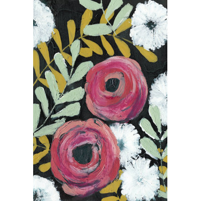 Flor De Colour II by Grace Popp - Wrapped Canvas Painting