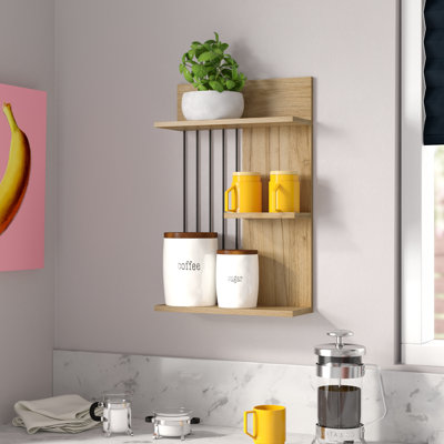 Badiah 3-Level Tiered Shelf Unit